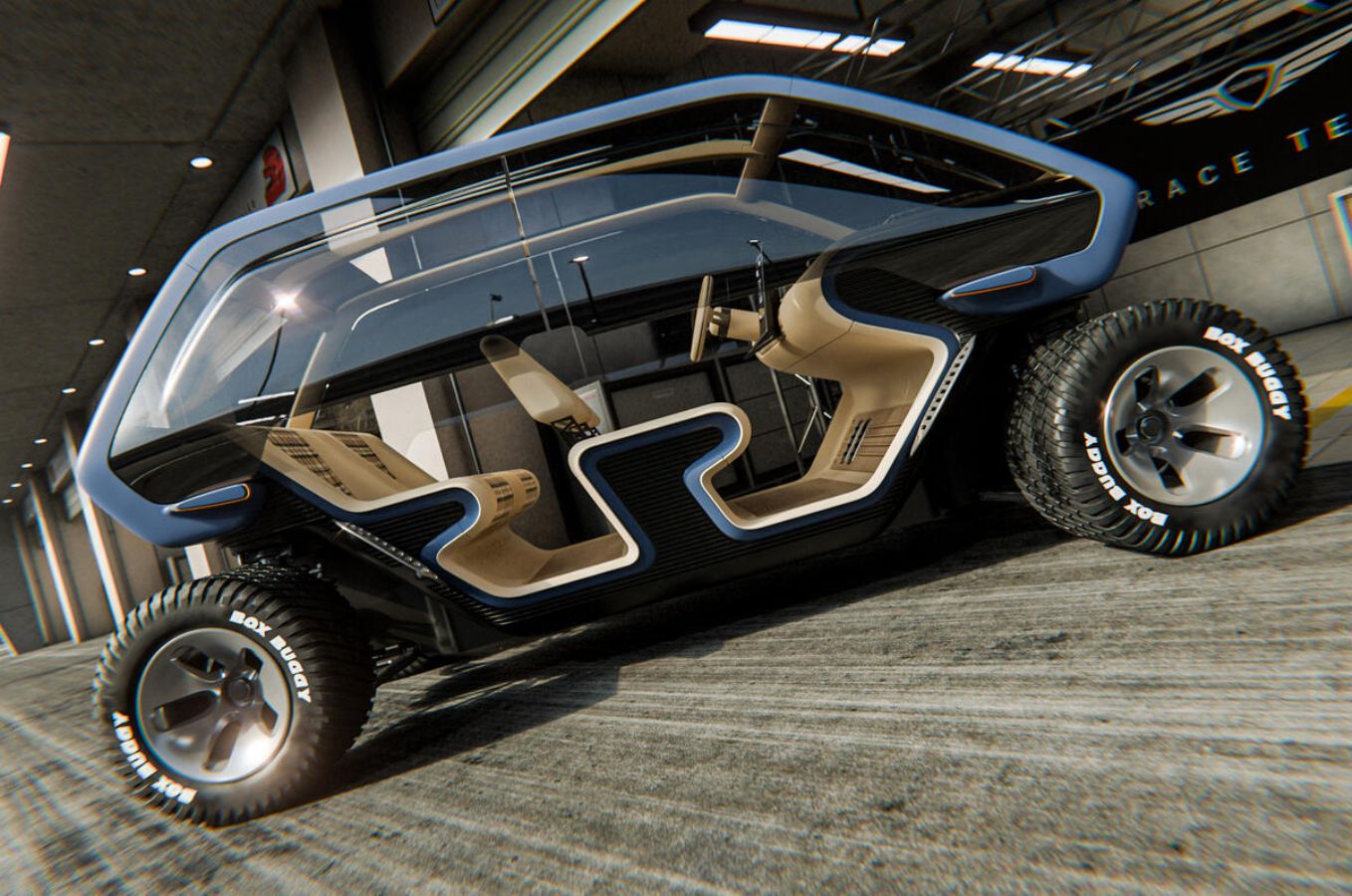 Genesis Box Buggy: Πολυτελές αμαξίδιο γκολφ που πάει και με το πλάι!
